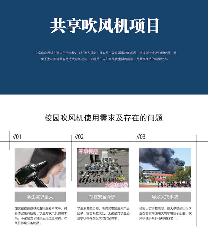 共享吹风机项目